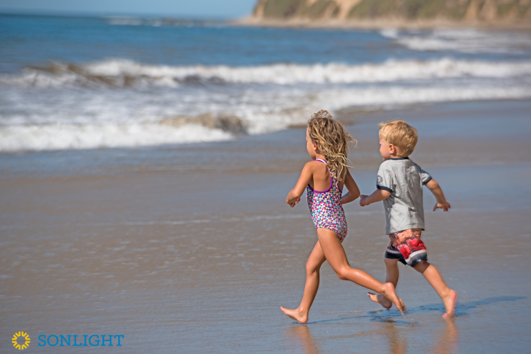 Two Images that Portray the Homeschool Lifestyle: a Day at the Beach and the Archer