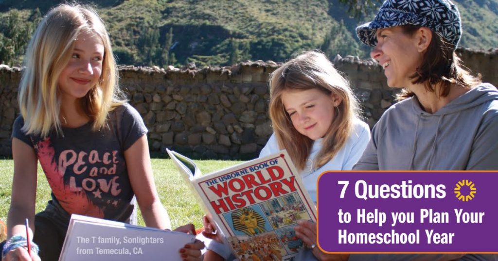 7 Questions to Help You Plan Your Homeschool Year