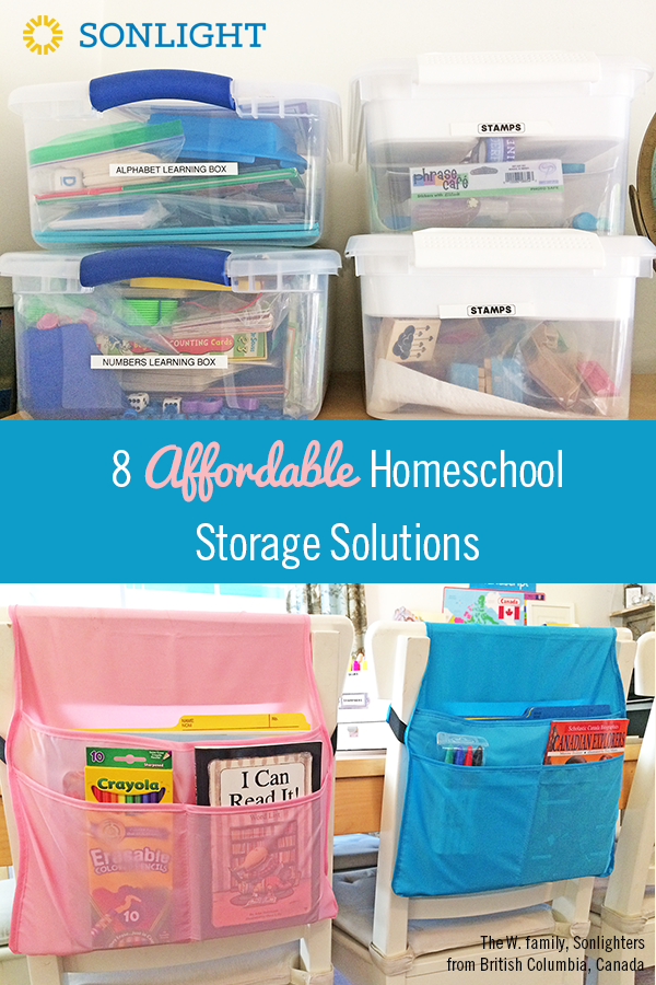 8 Affordable Homeschool Storage Solutions Sonlight Homeschooling Blog