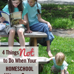 Four Things Not to Do When Your Homeschool Hits a Snag