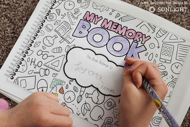 How and Why We Document Our Homeschool Year • Sonlight's Memory Book
