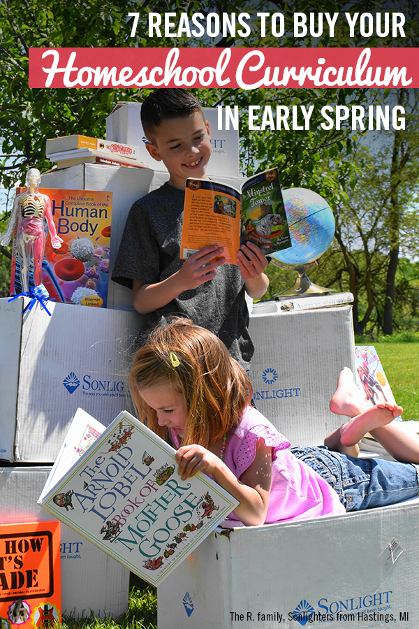 7 Reasons to Buy Your Homeschool Curriculum in Early Spring