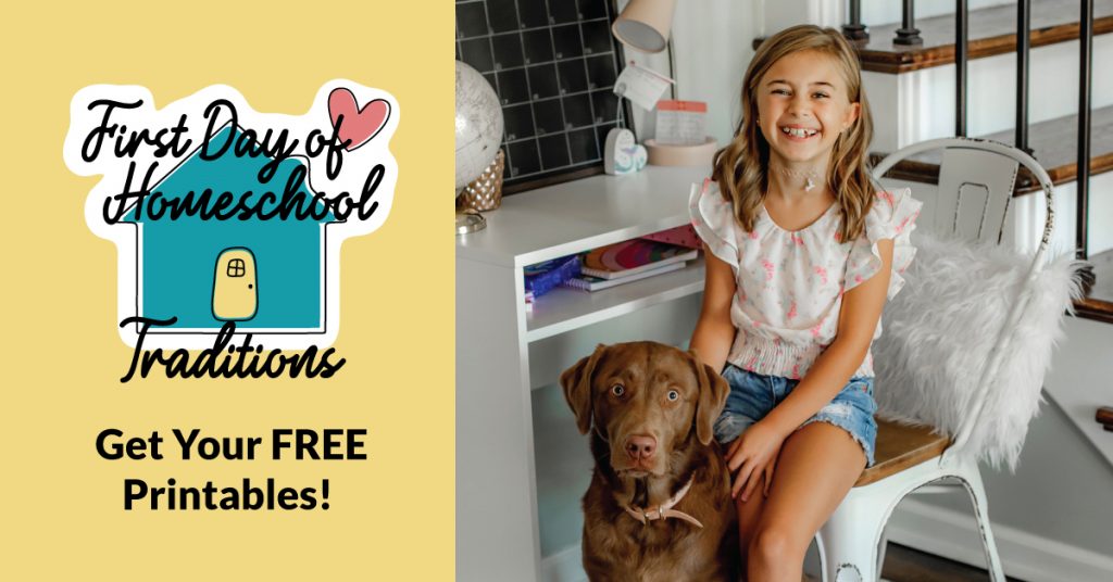 Organized homeschool planning for first day fun 