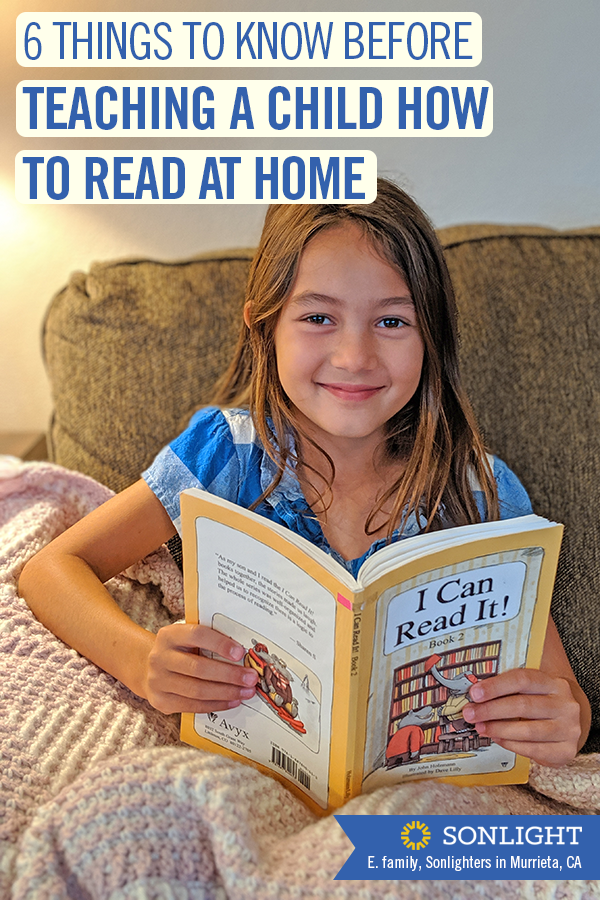 6 Things To Know Before Teaching A Child How To Read At Home - Sonlight 