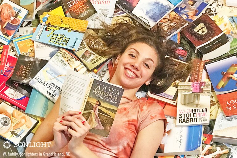 TEEN with books