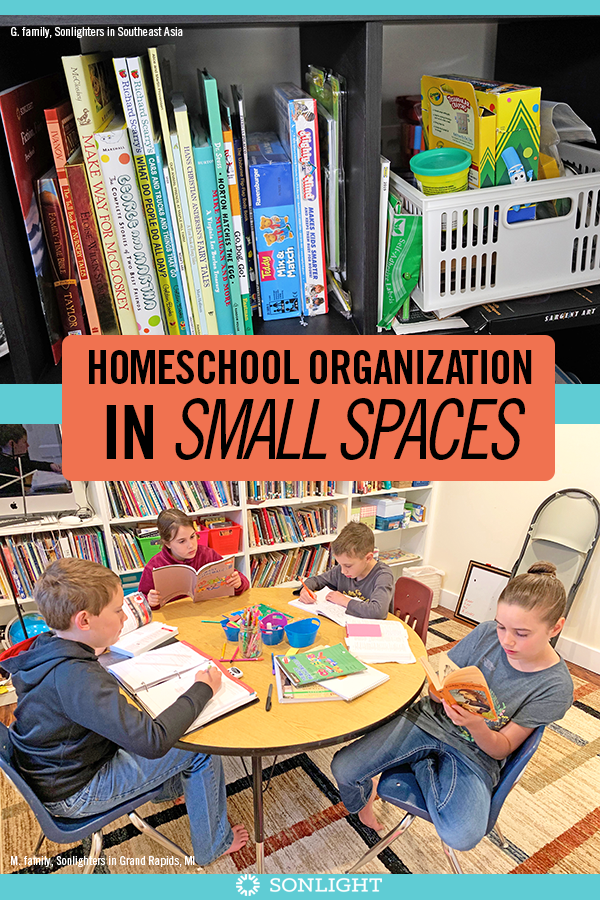 5 Tips for Homeschool Organization in Small Spaces - Sonlight ...