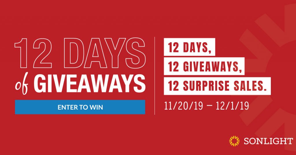 12 Days of Giveaways
