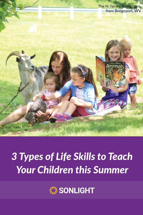 3 Τύποι δεξιοτήτων ζωής για να διδάξετε στα παιδιά σας αυτό το καλοκαίρι