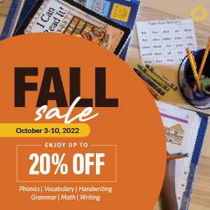 Boost the Basics of Language Arts & Math in Sonlight's Fall Sale, Oct 3-10, 2022
