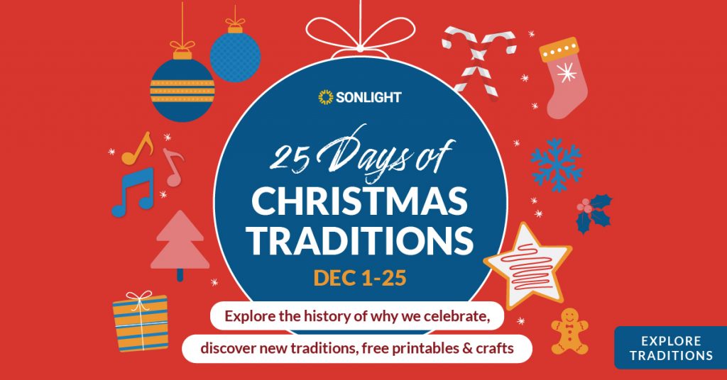 Exlplore Sonlight's 25 Days of Christmas Traditions