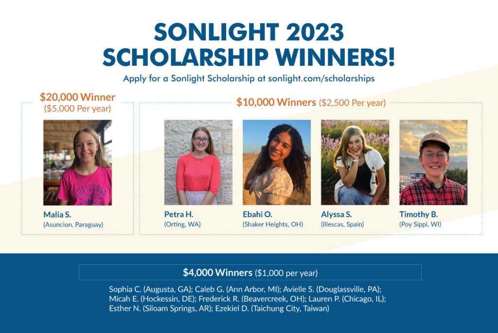 Recent Blog Post - 2023 Sonlight Scholarship Winners Announced